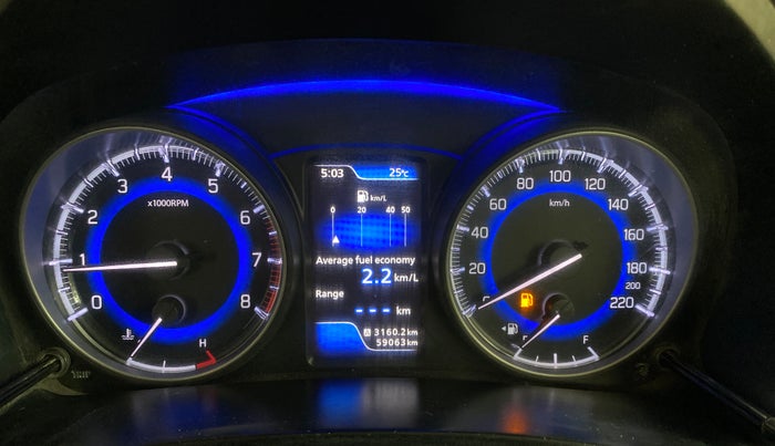 2019 Maruti Baleno ALPHA PETROL 1.2, Petrol, Manual, 59,060 km, Odometer Image