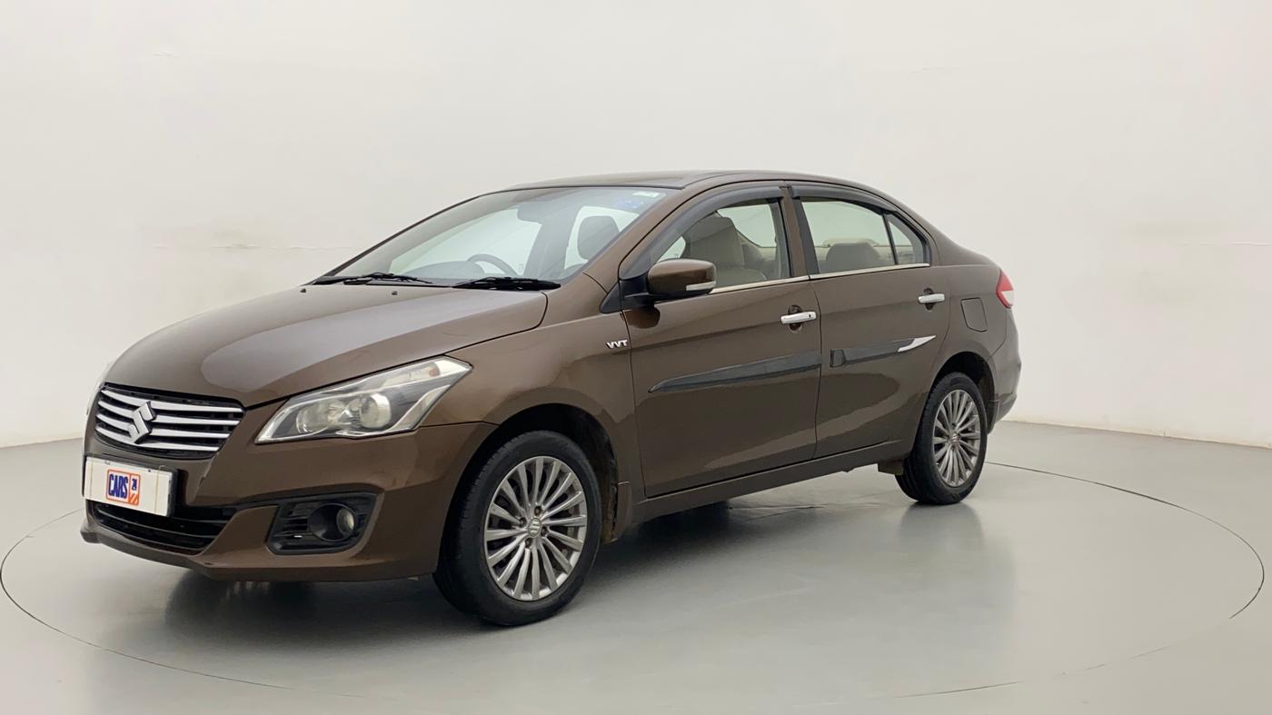 2016 Maruti Ciaz ZXI+, Petrol, Manual, 34,966 km, Left Front Diagonal