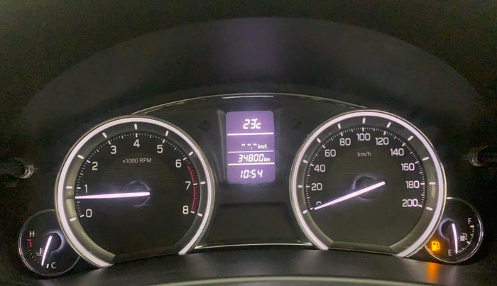 2016 Maruti Ciaz ZXI+, Petrol, Manual, 34,966 km, Odometer Image