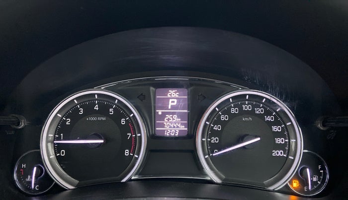 2017 Maruti Ciaz DELTA 1.4 AT PETROL, Petrol, Automatic, 70,698 km, Odometer Image
