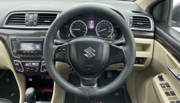 2017 Maruti Ciaz DELTA 1.4 AT PETROL, Petrol, Automatic, 70,698 km, Steering Wheel Close Up