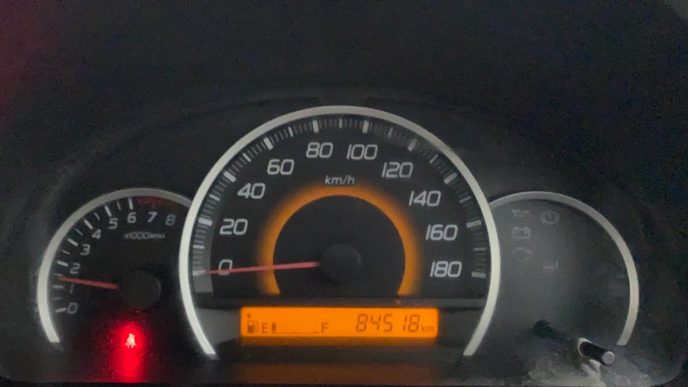 2015 Maruti Wagon R 1.0 VXI, Petrol, Manual, 84,642 km, Odometer Image