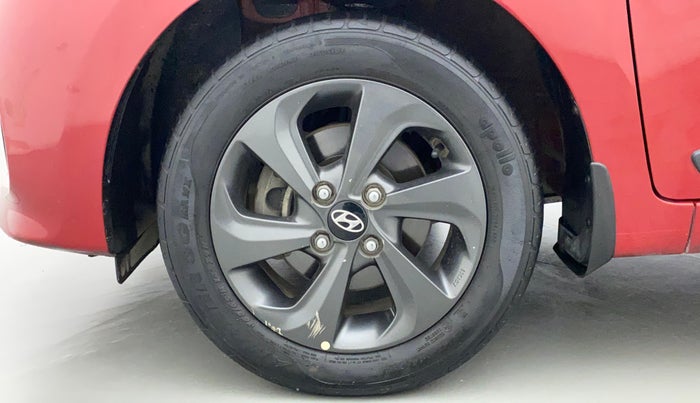 2018 Hyundai Grand i10 SPORTZ 1.2 KAPPA VTVT DUAL TONE, Petrol, Manual, 22,963 km, Left Front Wheel