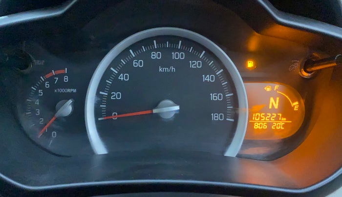 2014 Maruti Celerio VXI AMT, Petrol, Automatic, 1,05,227 km, Odometer Image