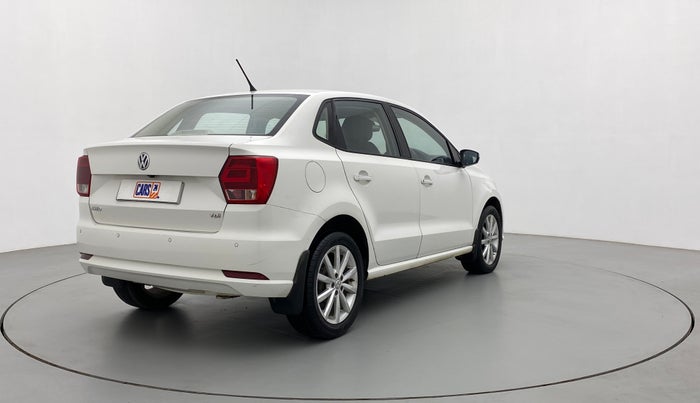 2018 Volkswagen Ameo HIGHLINE PLUS 1.5L AT 16 ALLOY, Diesel, Automatic, 85,692 km, Right Back Diagonal