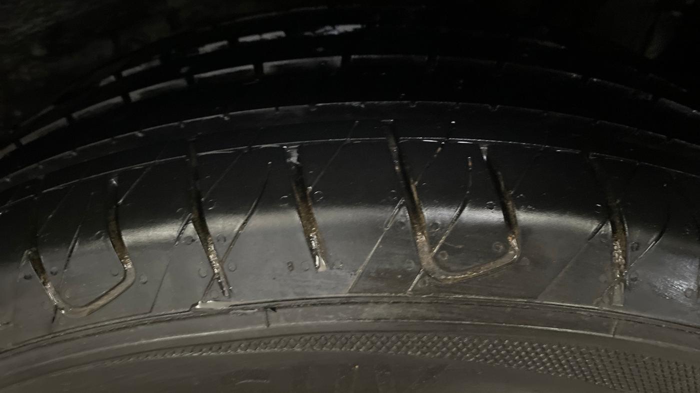 2022 Tata NEXON XE PETROL, Petrol, Manual, 44,218 km, Left Rear Tyre Tread