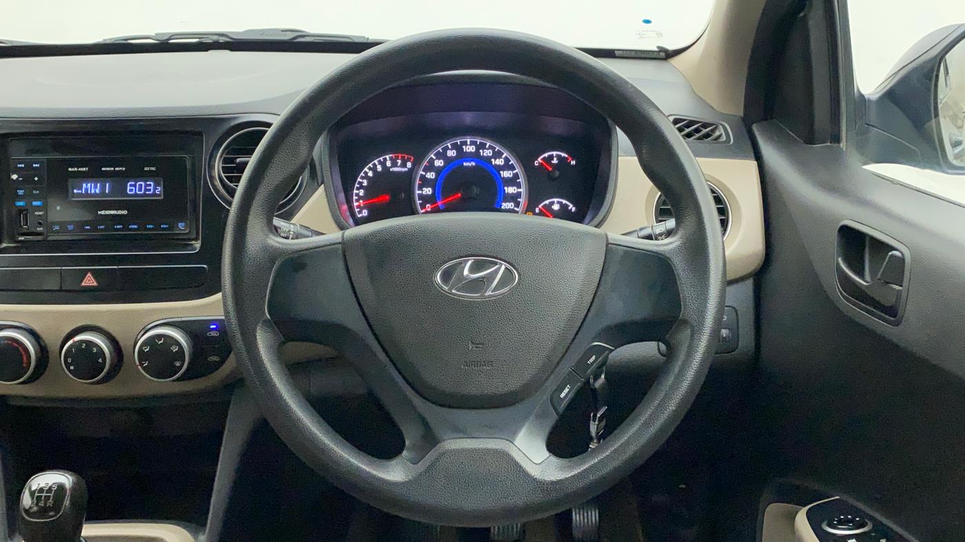 2017 Hyundai Grand i10 MAGNA 1.2 KAPPA VTVT, Petrol, Manual, 45,843 km, Steering Wheel Close Up