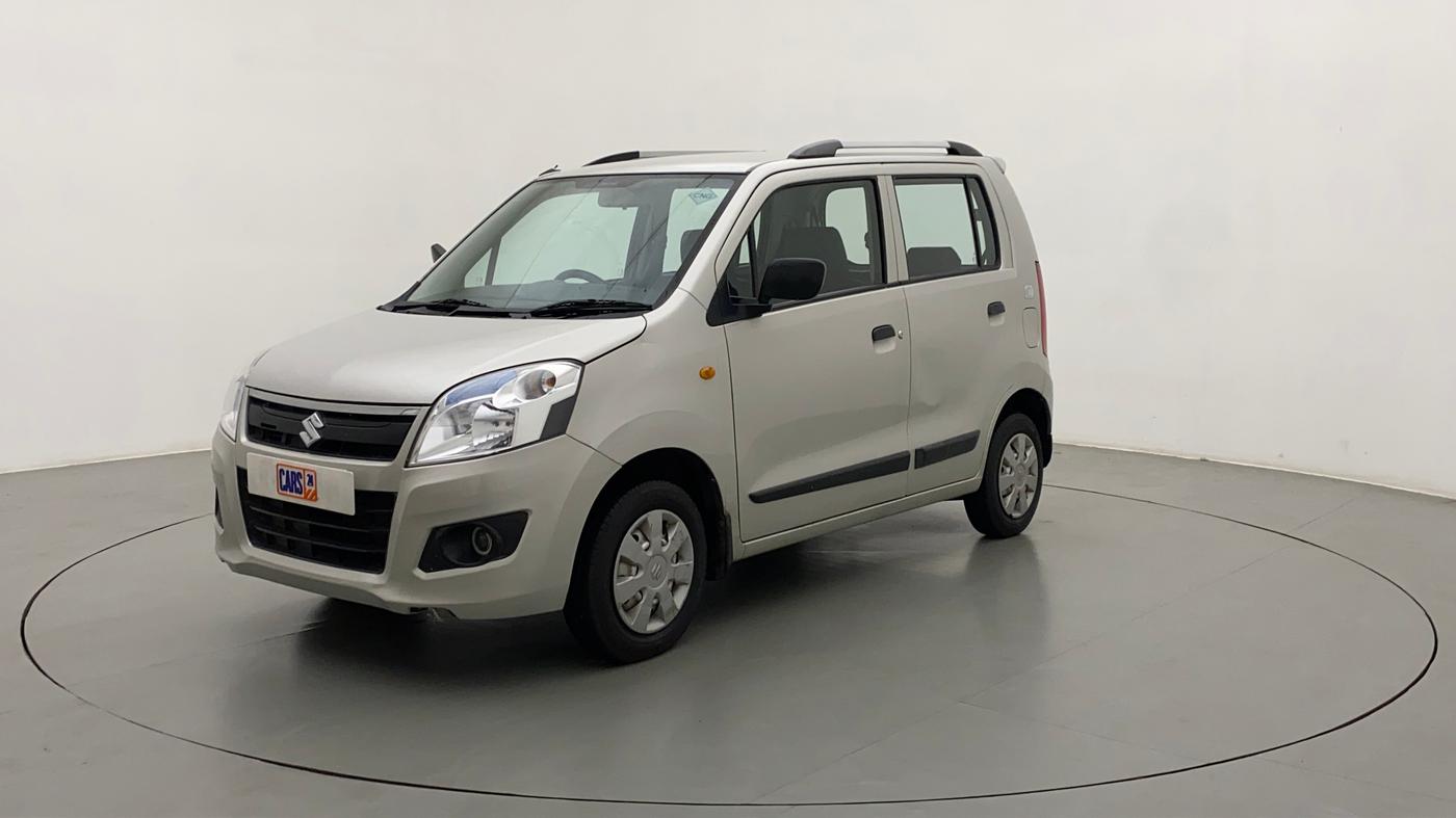 2015 Maruti Wagon R 1.0 LXI CNG, CNG, Manual, 37,064 km, Left Front Diagonal