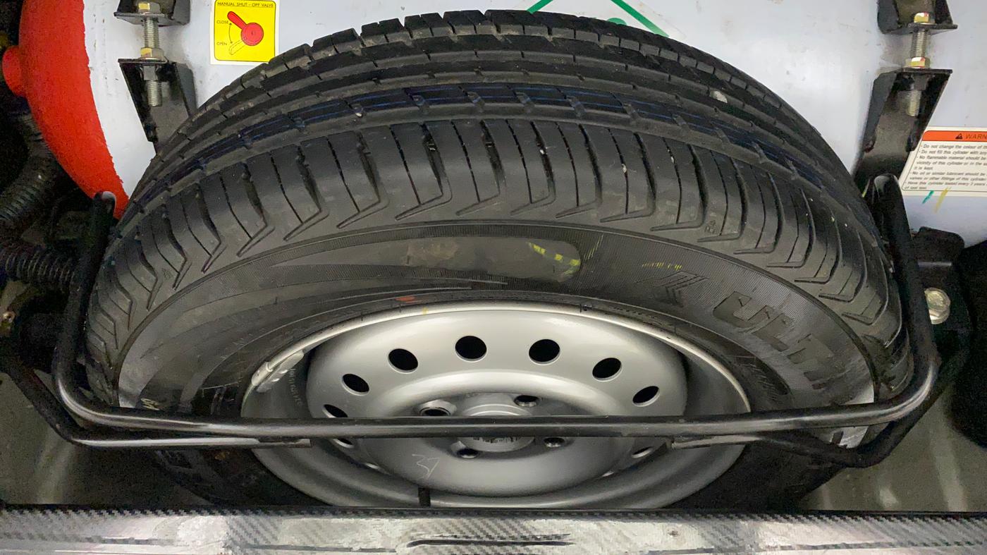 2021 Maruti New Wagon-R LXI CNG (O) 1.0, CNG, Manual, 42,753 km, Spare Tyre