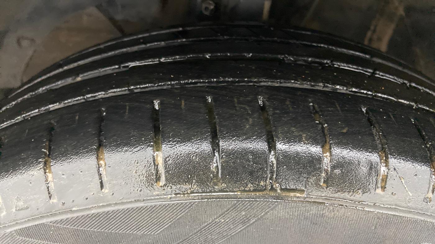 2021 Maruti Baleno ZETA CVT PETROL 1.2, Petrol, Automatic, 45,356 km, Left Front Tyre Tread