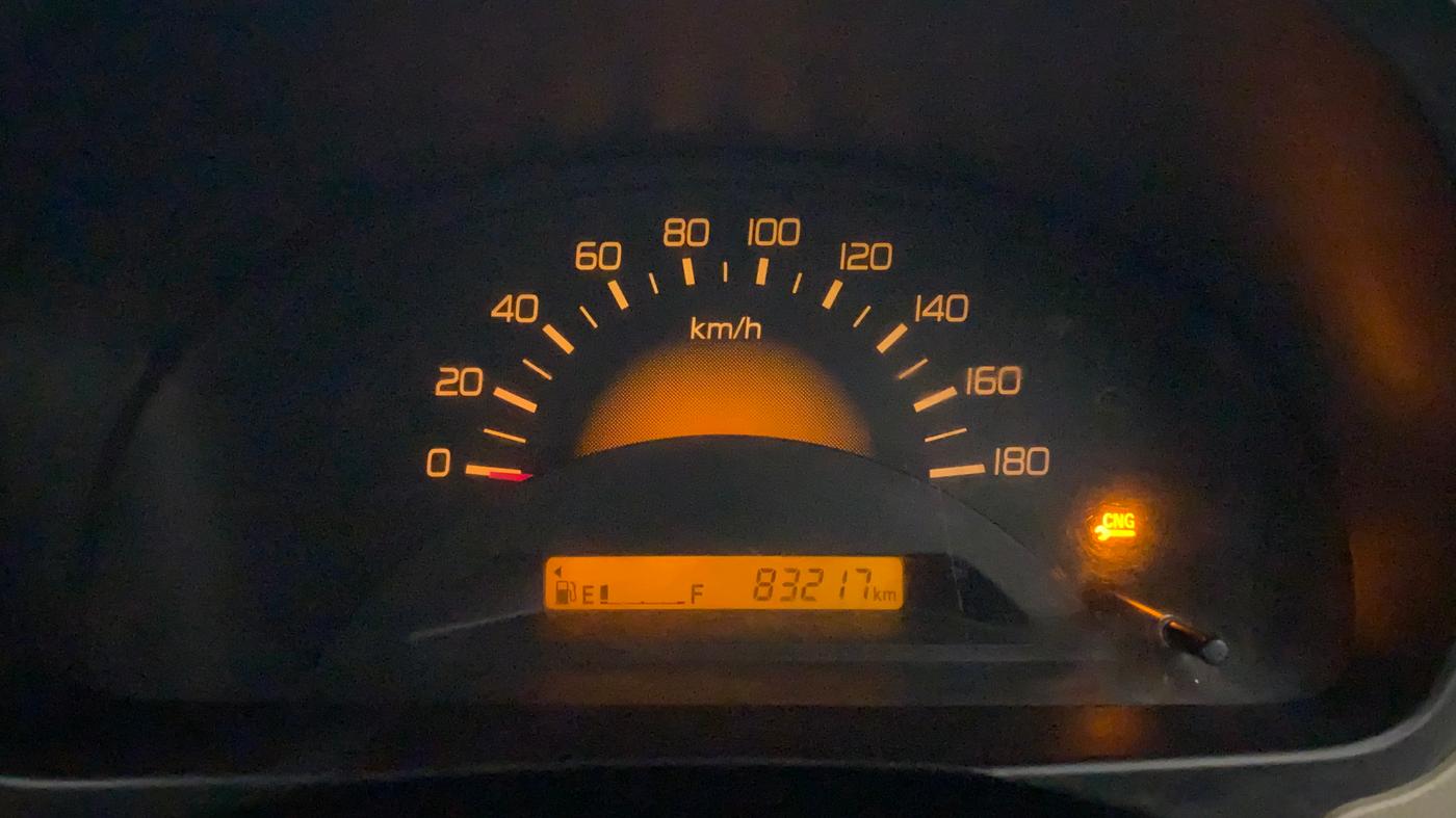 2015 Maruti Wagon R 1.0 LXI CNG, CNG, Manual, 83,213 km, Odometer Image