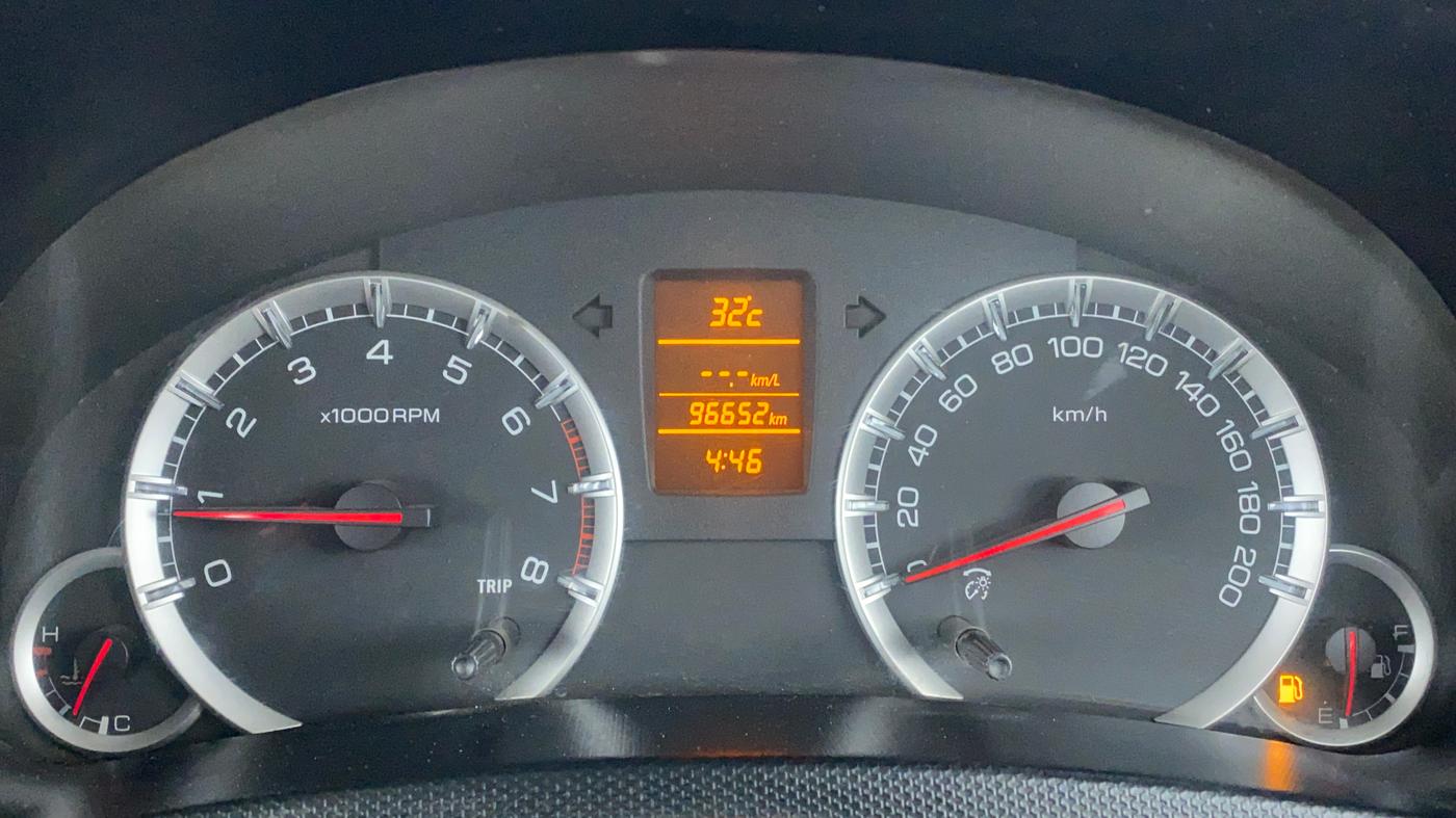 2012 Maruti Swift ZXI D, Petrol, Manual, 96,704 km, Odometer Image