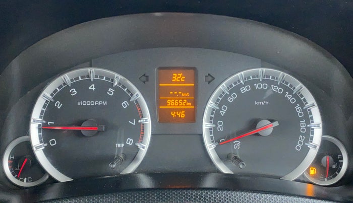 2012 Maruti Swift ZXI D, Petrol, Manual, 96,704 km, Odometer Image