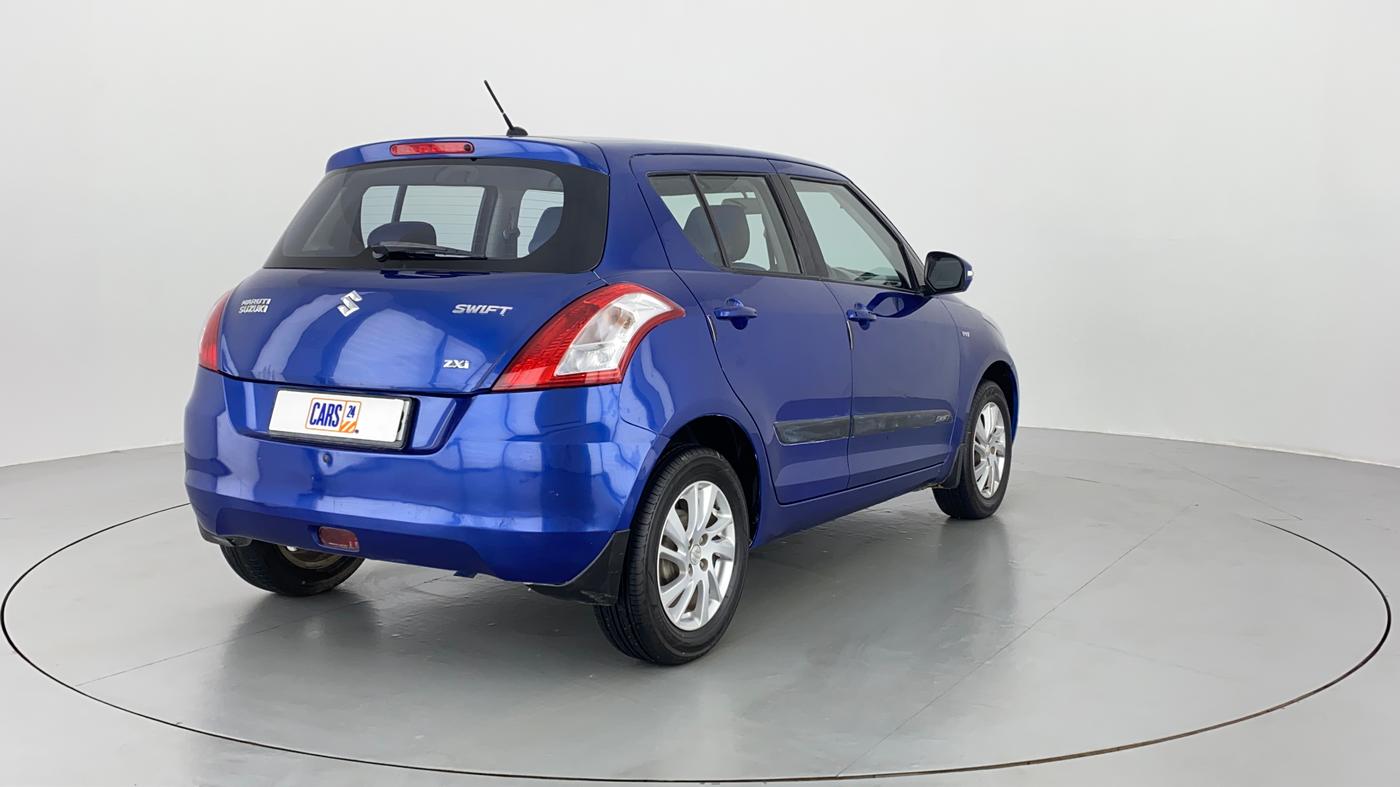 2012 Maruti Swift ZXI D, Petrol, Manual, 96,704 km, Right Back Diagonal