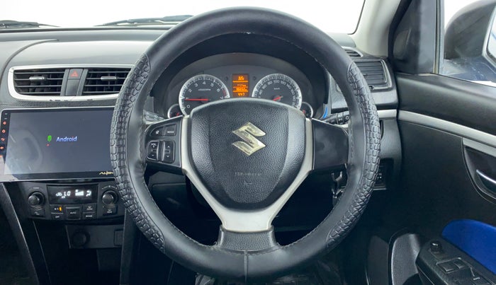 2012 Maruti Swift ZXI D, Petrol, Manual, 96,704 km, Steering Wheel Close Up
