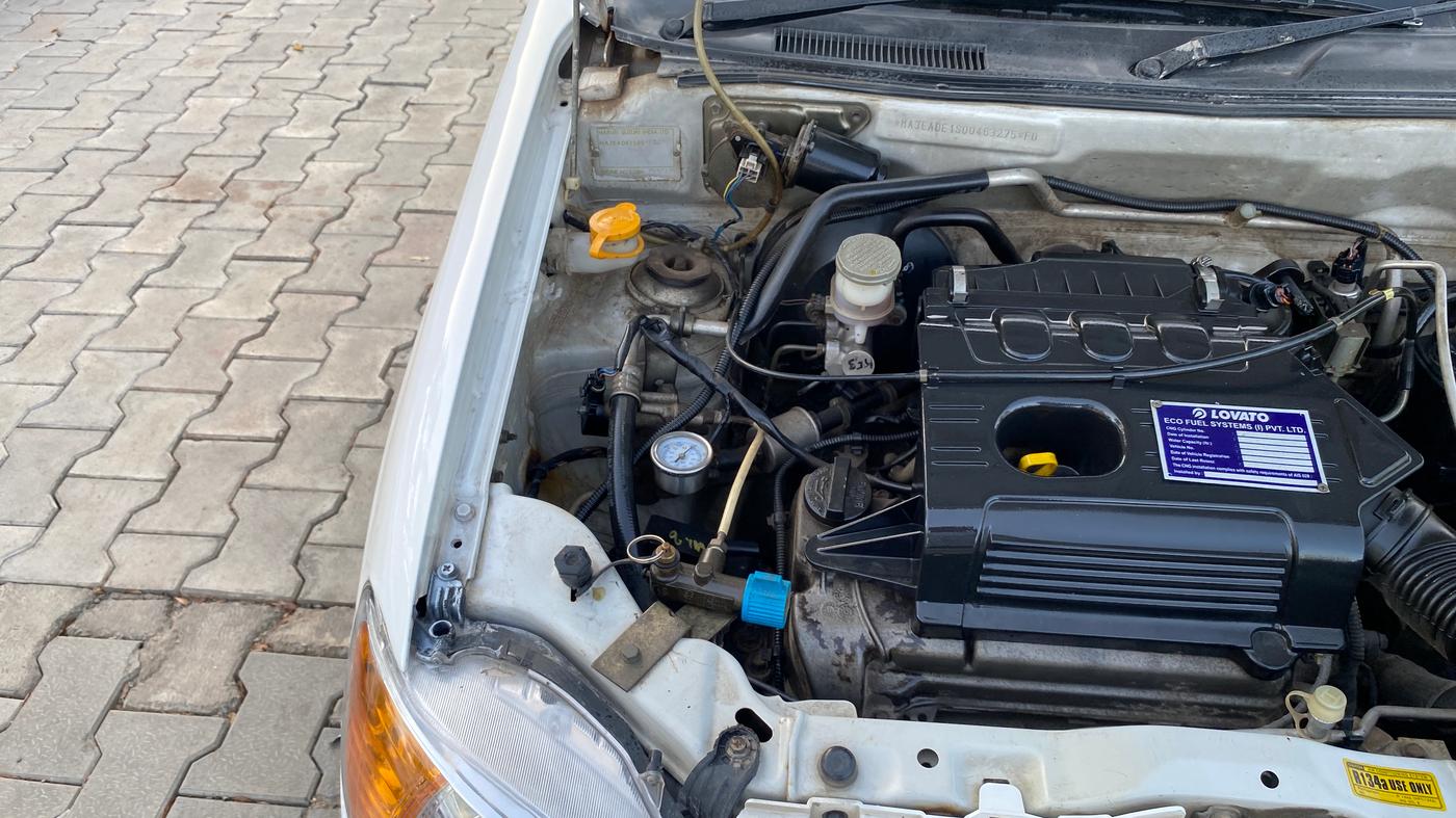 2013 Maruti Alto K10 LXI, CNG, Manual, 99,331 km, Engine View - Right