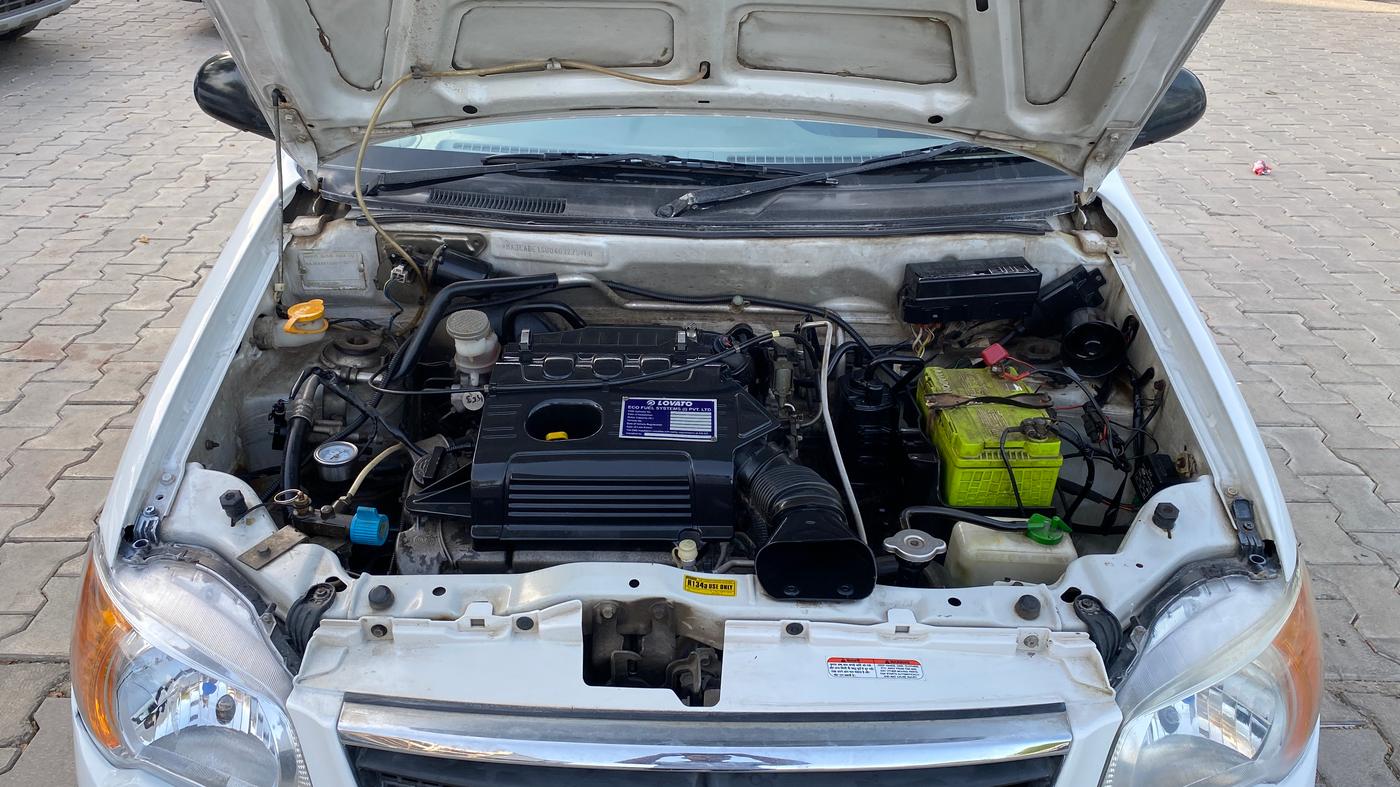 2013 Maruti Alto K10 LXI, CNG, Manual, 99,331 km, Engine View