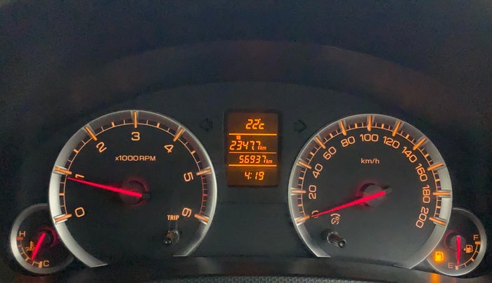 2014 Maruti Swift Dzire ZDI, Diesel, Manual, 56,937 km, Odometer Image