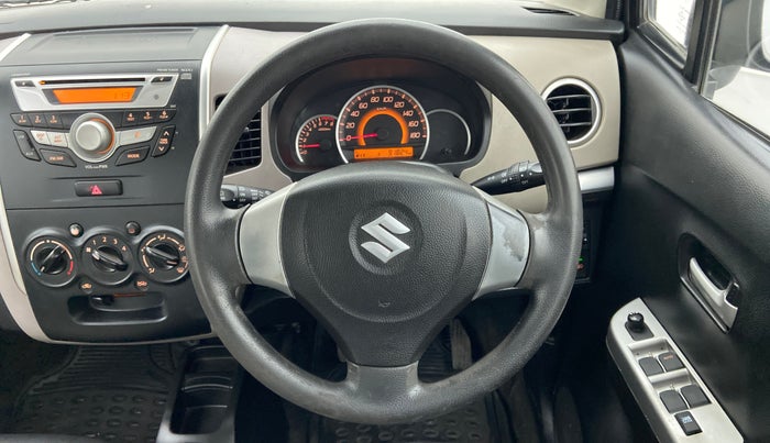 2013 Maruti Wagon R 1.0 VXI, Petrol, Manual, 91,970 km, Steering Wheel Close Up