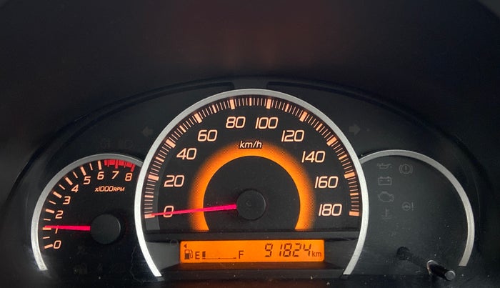 2013 Maruti Wagon R 1.0 VXI, Petrol, Manual, 91,970 km, Odometer Image