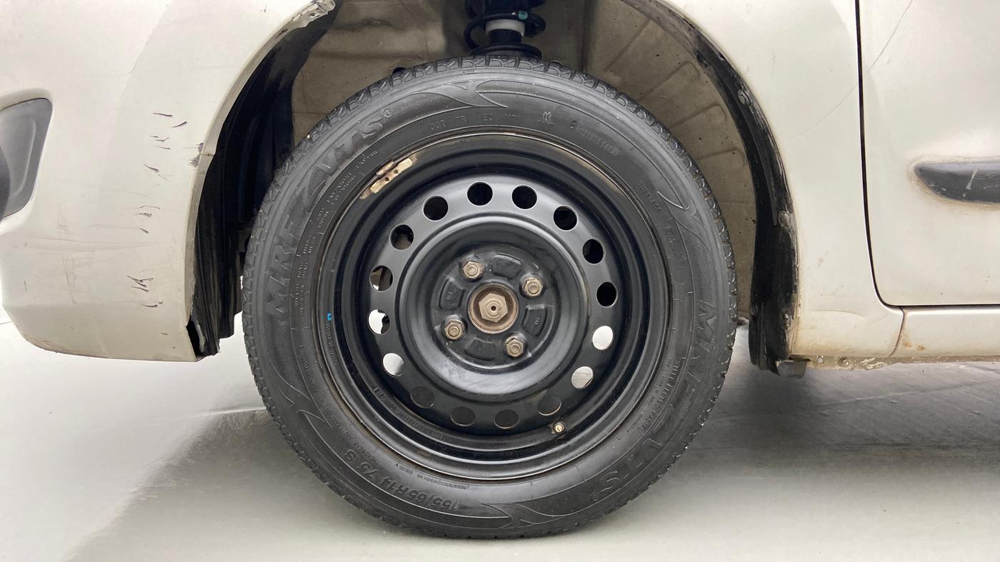 2013 Maruti Wagon R 1.0 VXI, Petrol, Manual, 91,970 km, Left Front Wheel