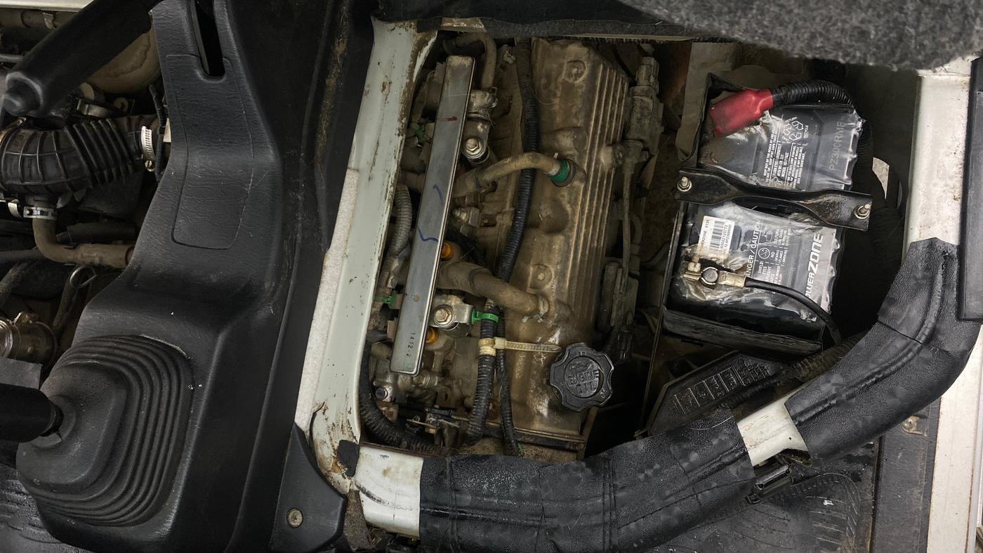 2021 Maruti Eeco 5 STR WITH A/C+HTR, Petrol, Manual, 83,095 km, Engine View - Left