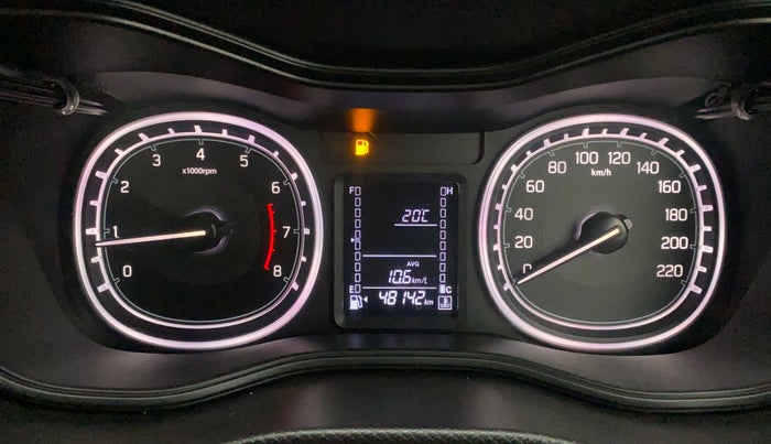 2021 Maruti Vitara Brezza ZXI PLUS DUAL TONE, Petrol, Manual, 48,142 km, Odometer Image