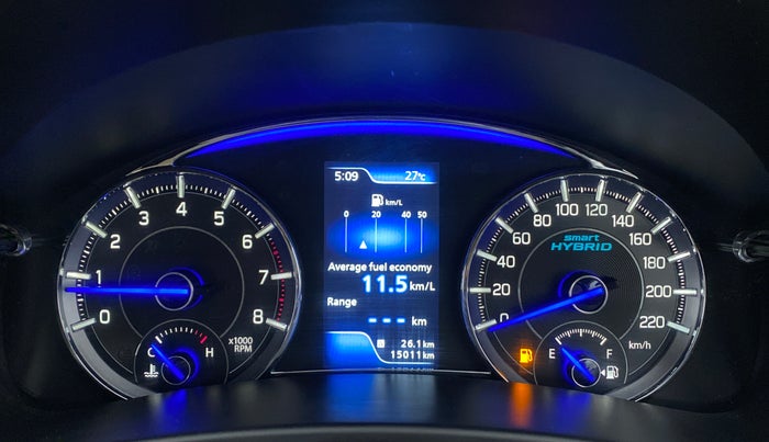 2021 Maruti Ciaz SIGMA 1.5 SHVS MT  PETROL, Petrol, Manual, 15,011 km, Odometer Image