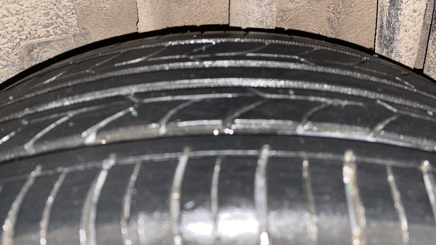 2022 Tata TIGOR XZ PLUS CNG, CNG, Manual, 42,168 km, Left Rear Tyre Tread