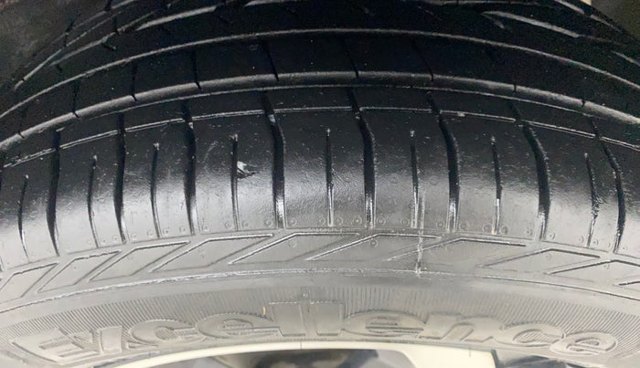 2021 Tata NEXON XZA PLUS (O) PETROL, Petrol, Automatic, 27,213 km, Left Rear Tyre Tread