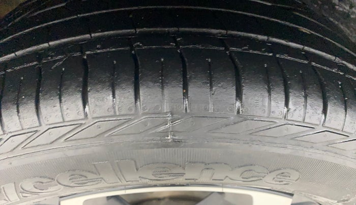 2021 Tata NEXON XZA PLUS (O) PETROL, Petrol, Automatic, 27,213 km, Right Rear Tyre Tread