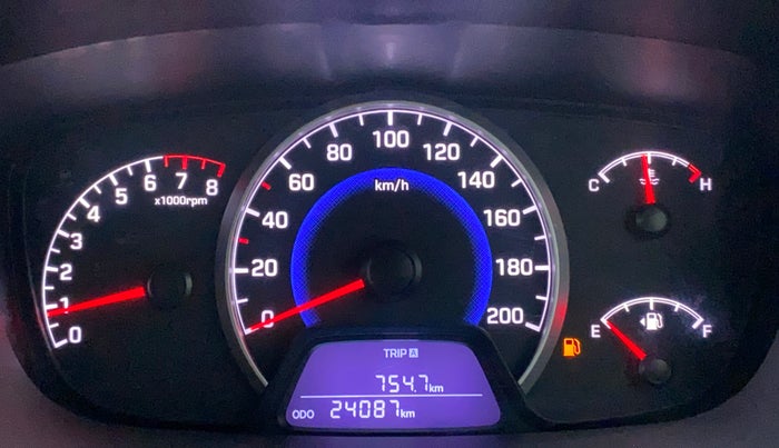 2017 Hyundai Grand i10 SPORTZ 1.2 KAPPA VTVT, Petrol, Manual, 24,086 km, Odometer Image
