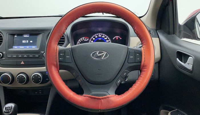 2017 Hyundai Grand i10 SPORTZ 1.2 KAPPA VTVT, Petrol, Manual, 24,086 km, Steering Wheel Close Up