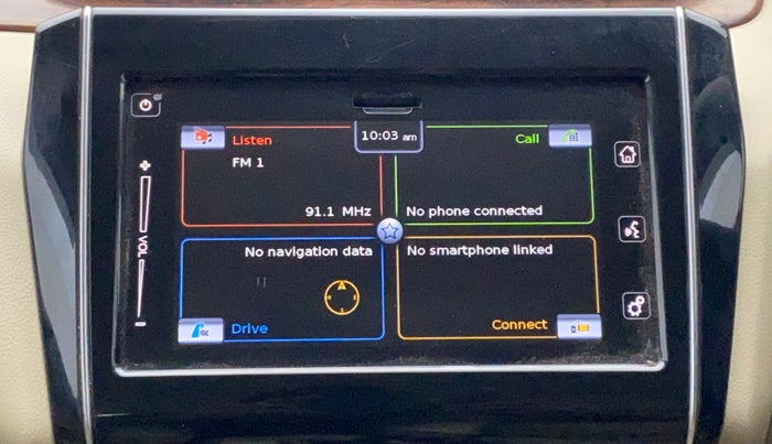 2017 Maruti Dzire ZXI PLUS, Petrol, Manual, 18,097 km, Infotainment System