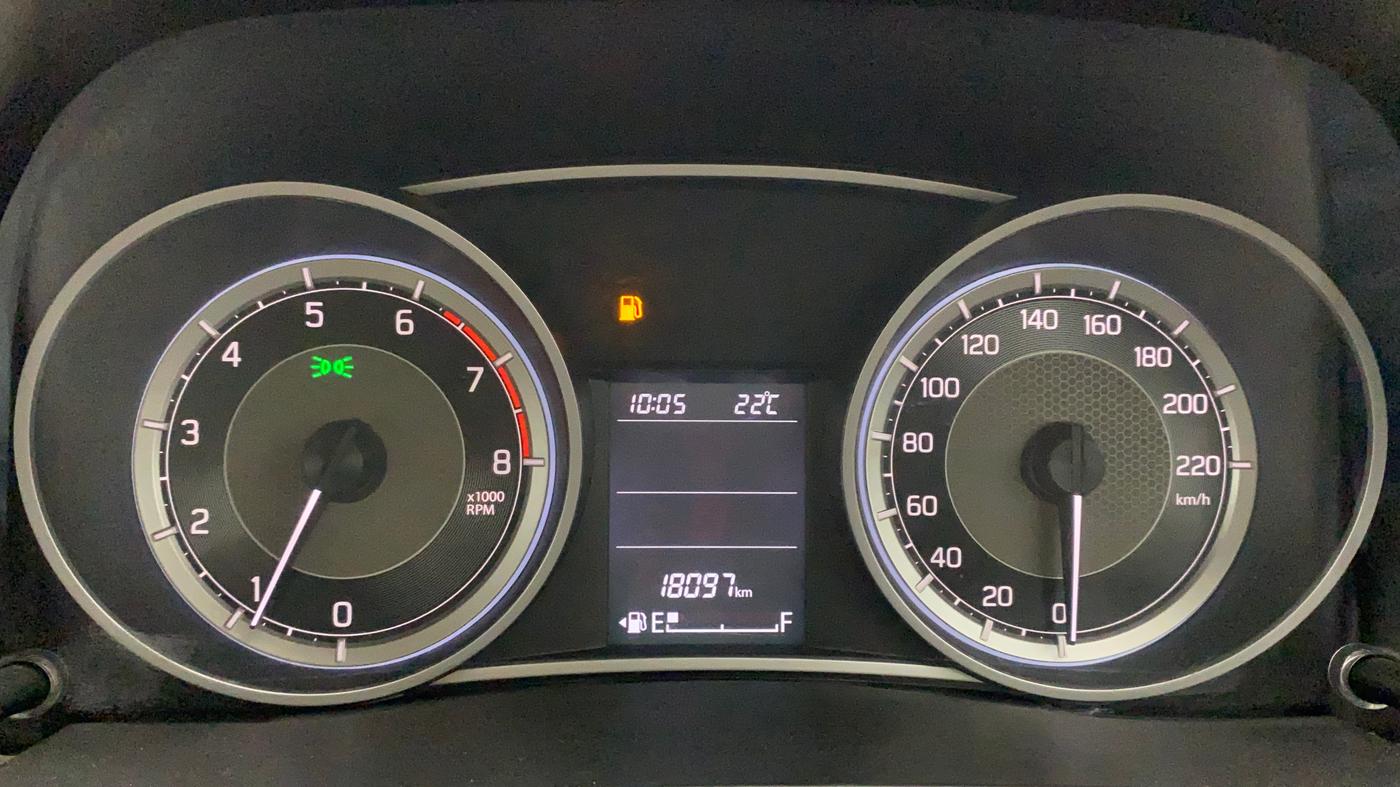 2017 Maruti Dzire ZXI PLUS, Petrol, Manual, 18,097 km, Odometer Image