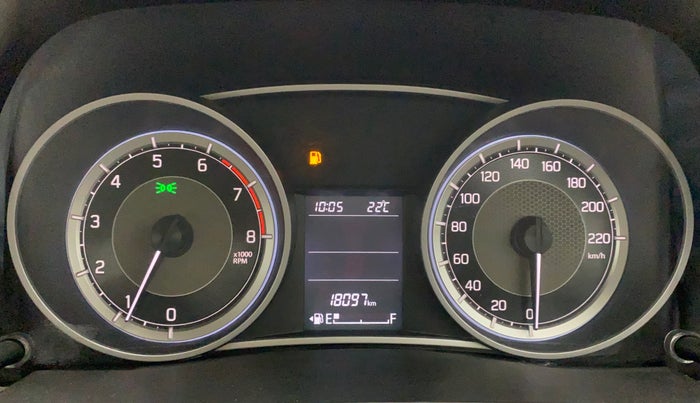 2017 Maruti Dzire ZXI PLUS, Petrol, Manual, 18,097 km, Odometer Image