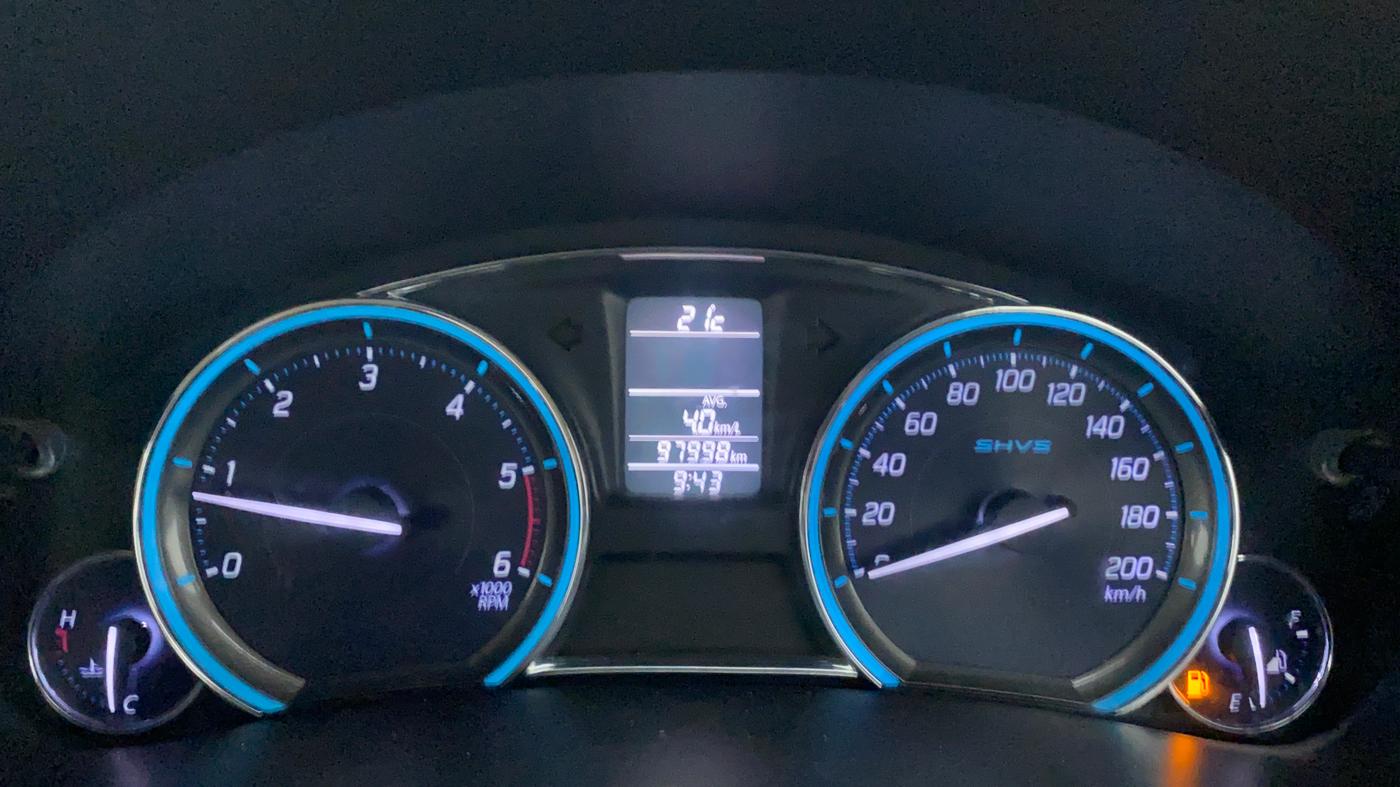 2016 Maruti Ciaz ZDI+ SHVS, Diesel, Manual, 97,657 km, Odometer View