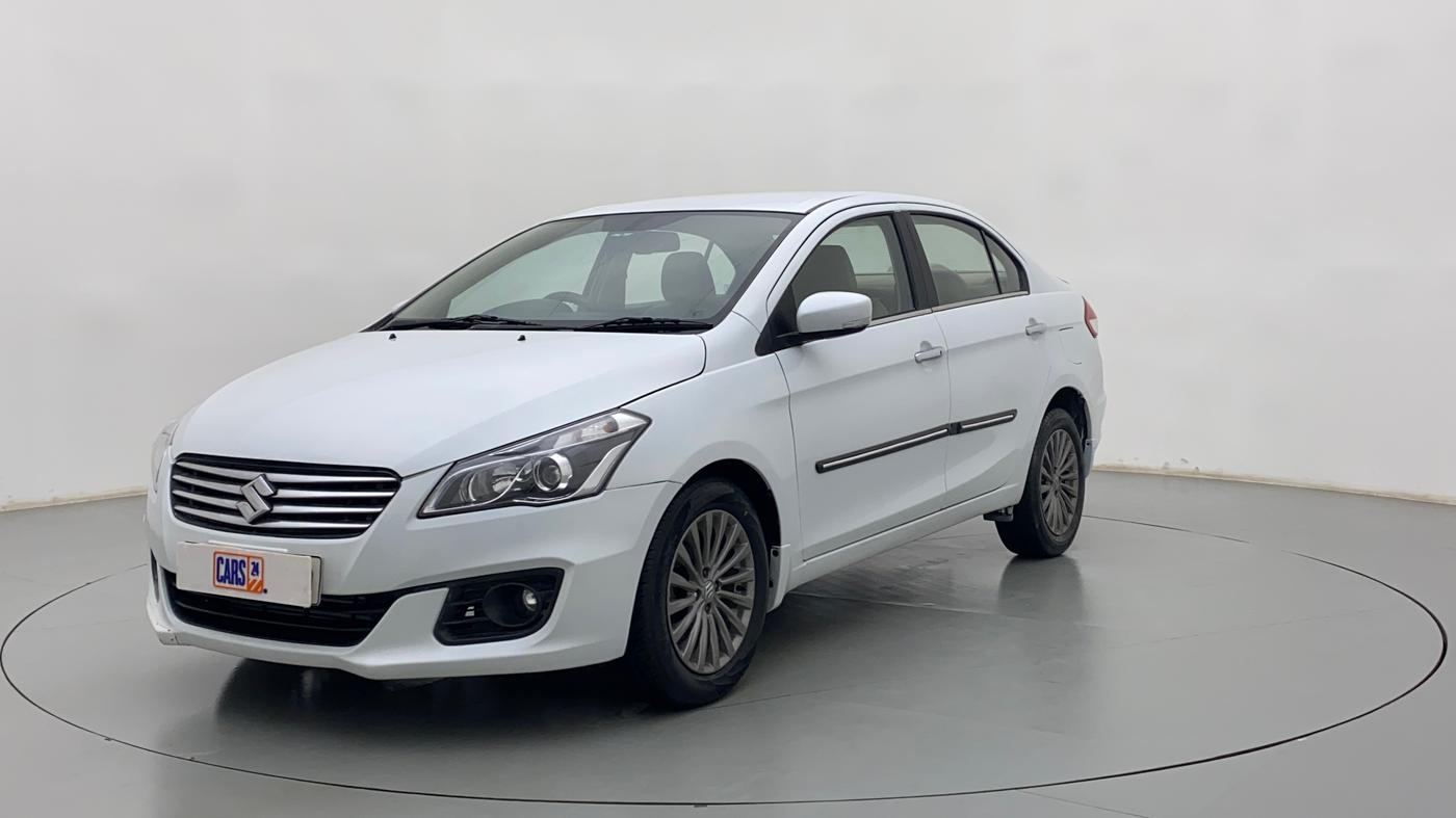 2016 Maruti Ciaz ZDI+ SHVS, Diesel, Manual, 97,657 km, Left Front Diagonal (45- Degree) View