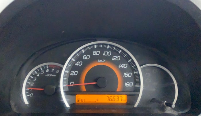 2016 Maruti Wagon R 1.0 VXI, Petrol, Manual, 76,637 km, Odometer Image