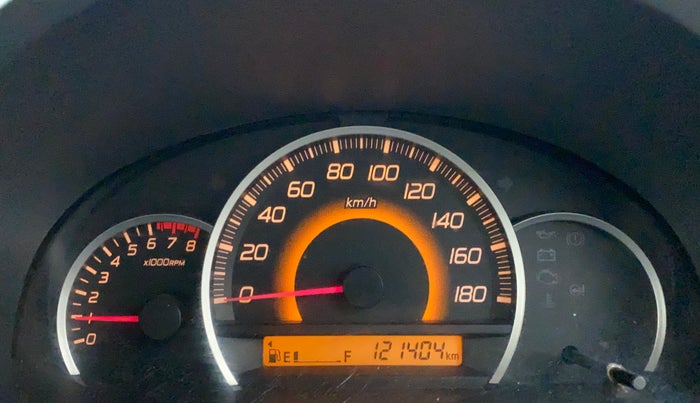 2011 Maruti Wagon R 1.0 VXI, Petrol, Manual, 1,21,464 km, Odometer Image