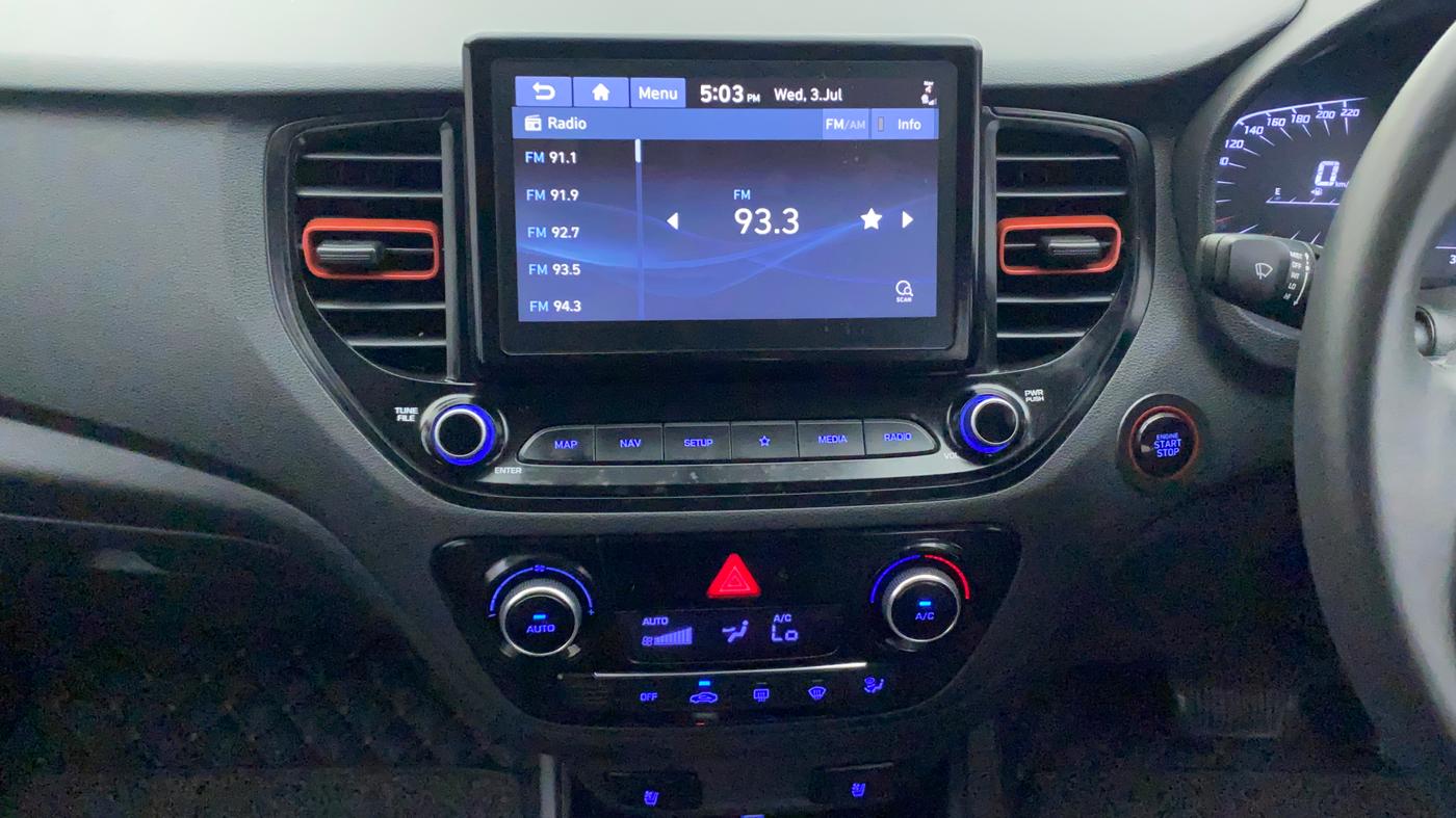 2020 Hyundai Verna SX (O) 1.0 TURBO DCT, Petrol, Automatic, 32,763 km, Air Conditioner