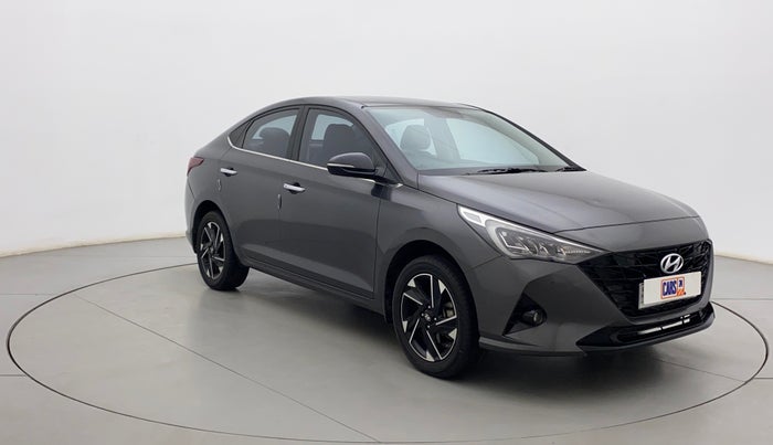 2020 Hyundai Verna SX (O) 1.0 TURBO DCT, Petrol, Automatic, 32,763 km, Right Front Diagonal