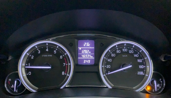 2015 Maruti Ciaz ZXI, Petrol, Manual, 46,919 km, Odometer Image