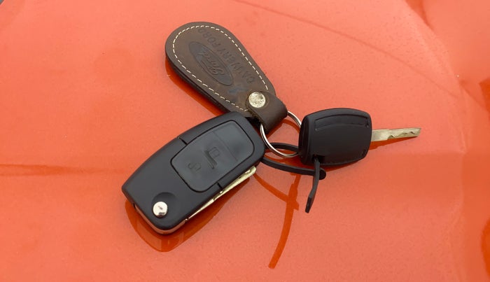 2015 Ford Ecosport TITANIUM 1.5L PETROL AT, Petrol, Automatic, 1,48,543 km, Key Close Up