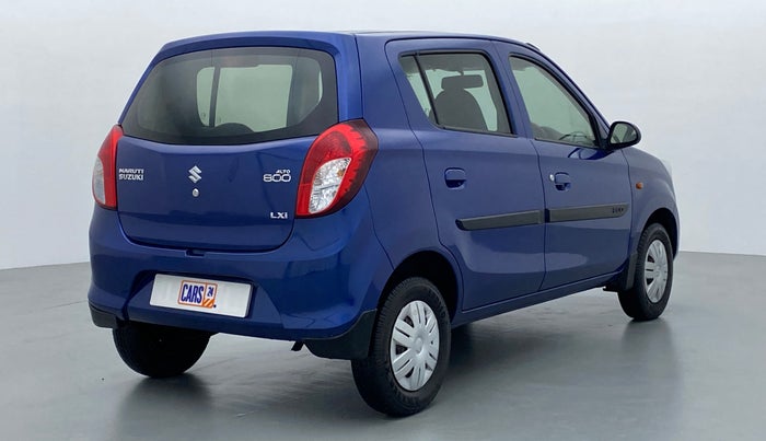 2013 Maruti Alto 800 LXI, Petrol, Manual, 9,682 km, Right Back Diagonal (45- Degree) View