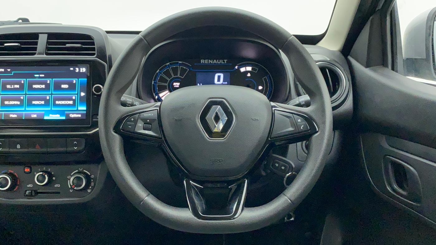 2023 Renault Kwid RXT 1.0 AMT, Petrol, Automatic, 2,369 km, Steering Wheel Close Up