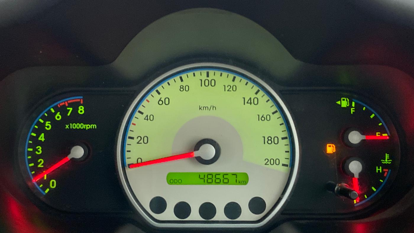 2010 Hyundai i10 SPORTZ 1.2, Petrol, Manual, 48,667 km, Odometer Image