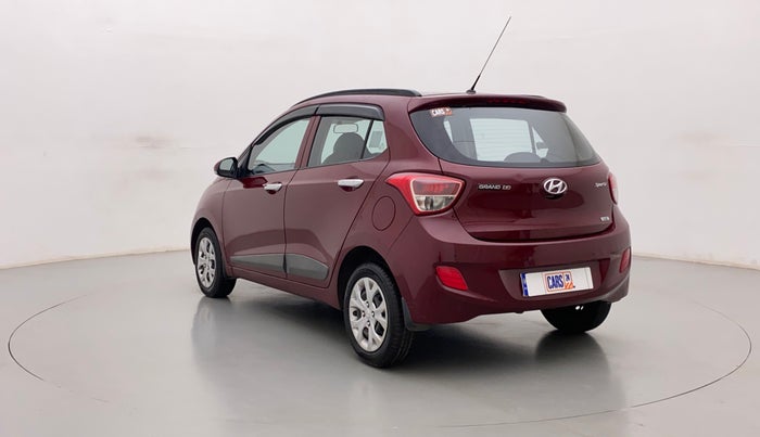 2015 Hyundai Grand i10 SPORTZ 1.2 KAPPA VTVT, Petrol, Manual, 30,316 km, Left Back Diagonal