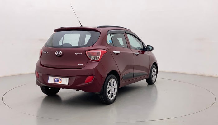 2015 Hyundai Grand i10 SPORTZ 1.2 KAPPA VTVT, Petrol, Manual, 30,316 km, Right Back Diagonal