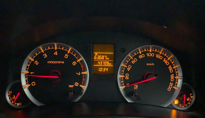 2017 Maruti Swift VXI O, Petrol, Manual, 43,709 km, Odometer Image